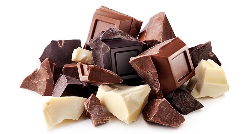 تفاوت شکلات تلخ ، سفید و شیری چیست و کدام برای سلامتی بهتر است؟